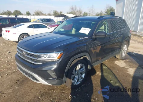 2021 Volkswagen Atlas 3.6L V6 Se W/Technology from USA, damaged, VIN 1V2JR2CA1MC593414